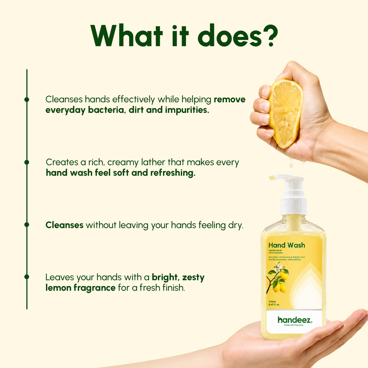 Handeez Lemon Hand Wash | 250ml
