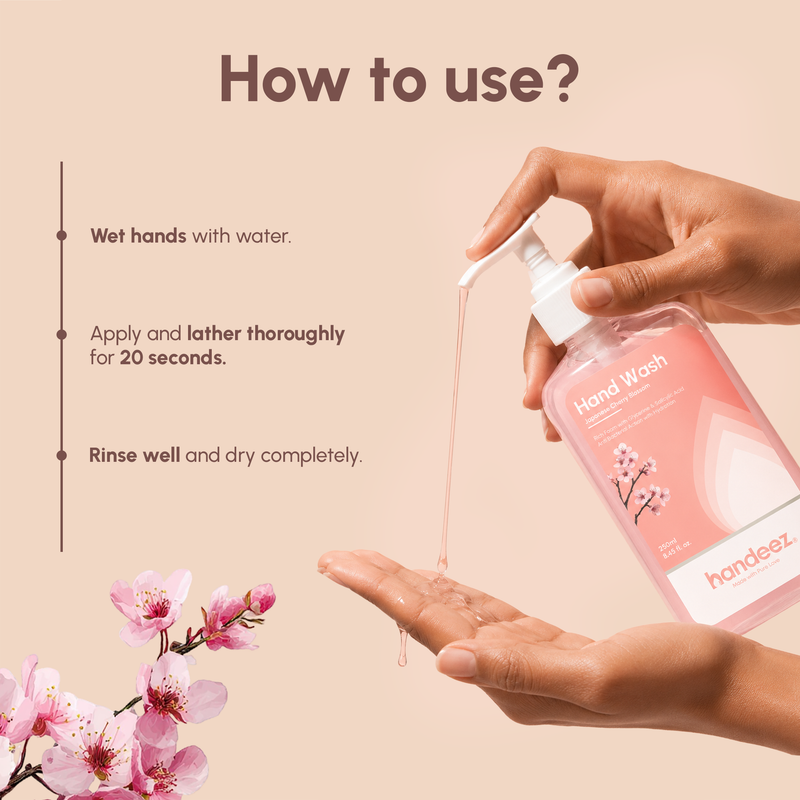 Handeez Japanese Cherry Blossom Hand Wash | 250ml