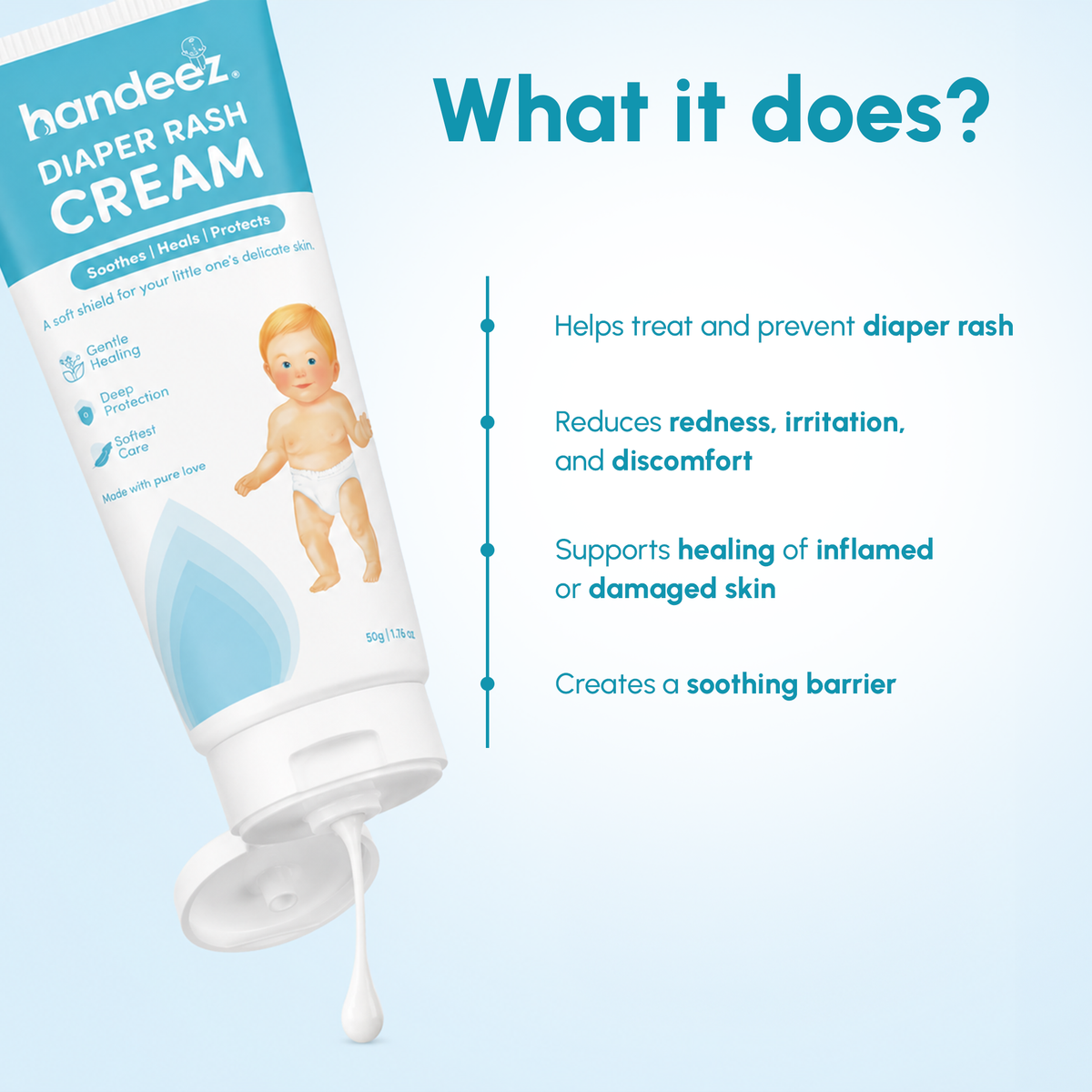 Handeez Baby Diaper Rash Cream | 50g